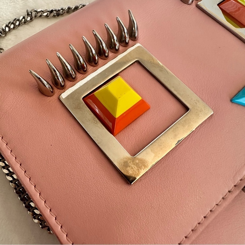 Fendi Vitello Century Hypnoteyes  Wallet on Chain - Picture 3 of 13